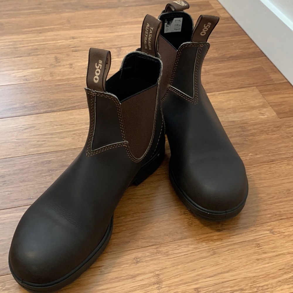 Blundstone Original 500 series Chelsea boot Stout brown leather AU size 6 US 9